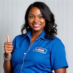 Bola, Logistics Coordinator smiling